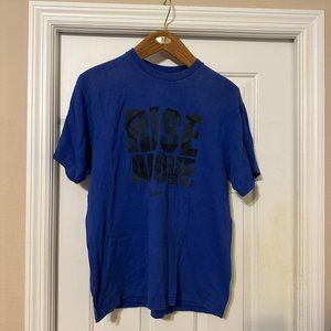 Blue Nike workout tshirt